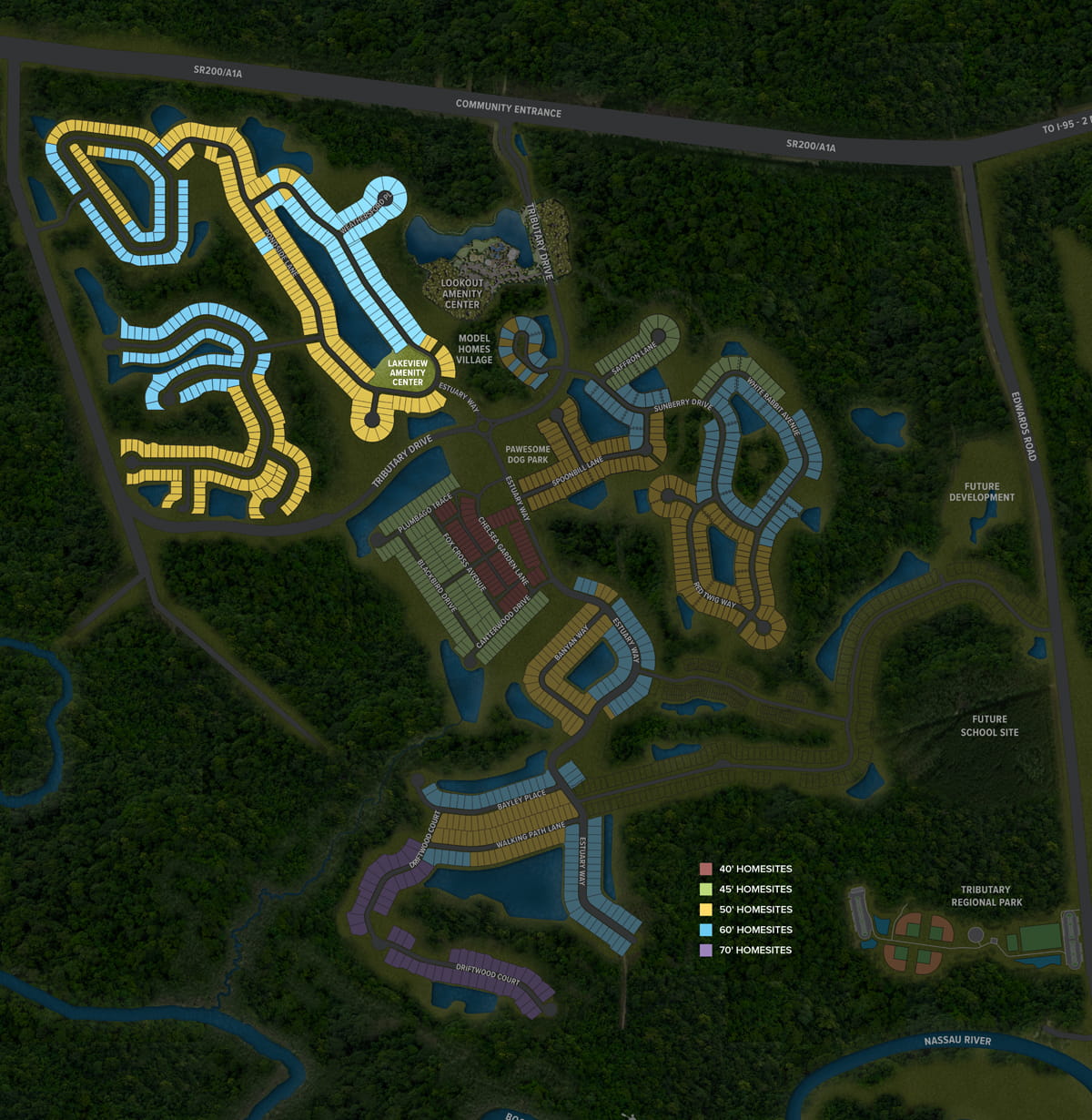 Lakeview 55+ Lennar Homes at Tributary