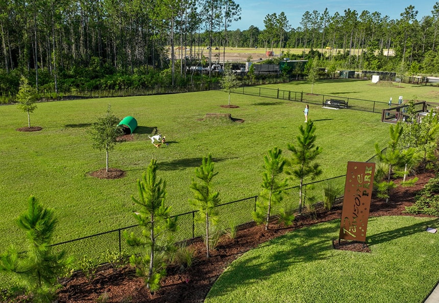 pawsome dog park at tributary