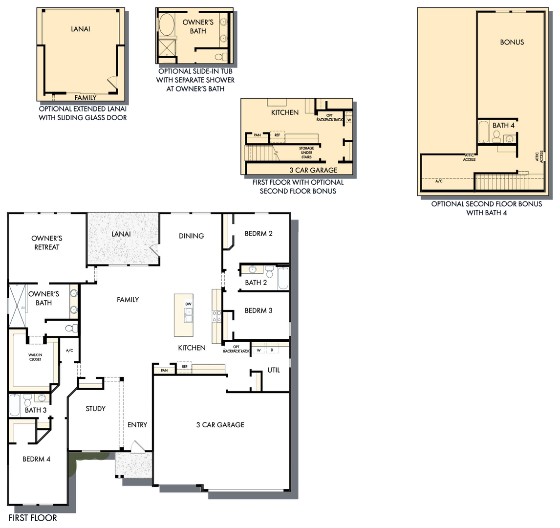 Floorplan image of David Weekley Homes - The Bannon
