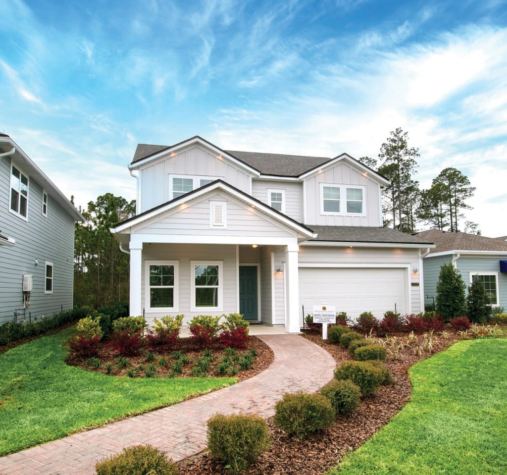 dream finders driftwood exterior at tributary