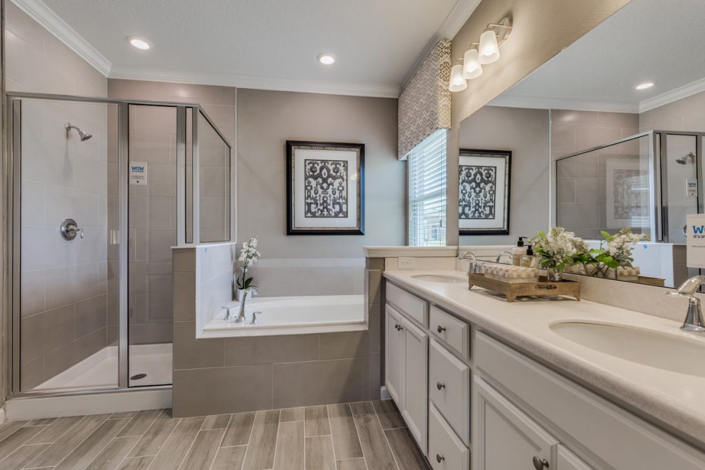 lennar trevi bathroom at Tributary