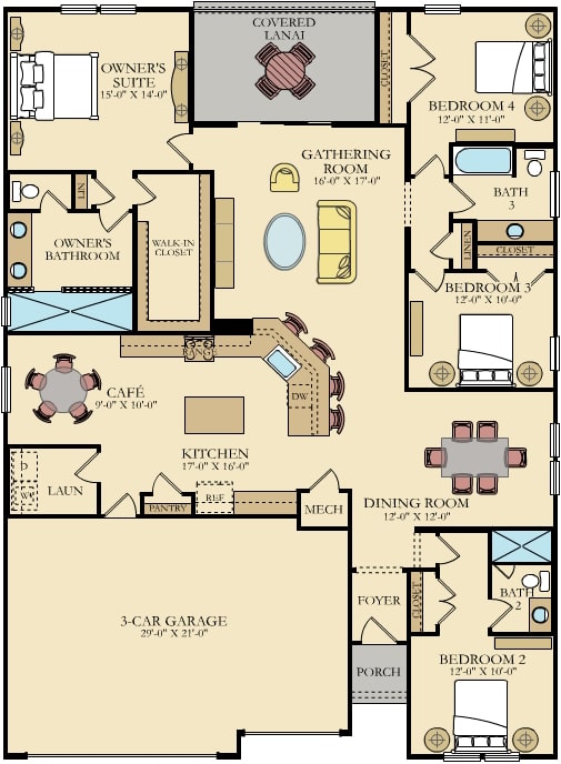 tivoli 55 plus floorplan for lakeview at reibutary