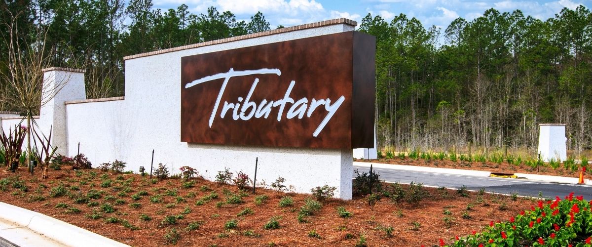 Tributary Entry Sign North Florida