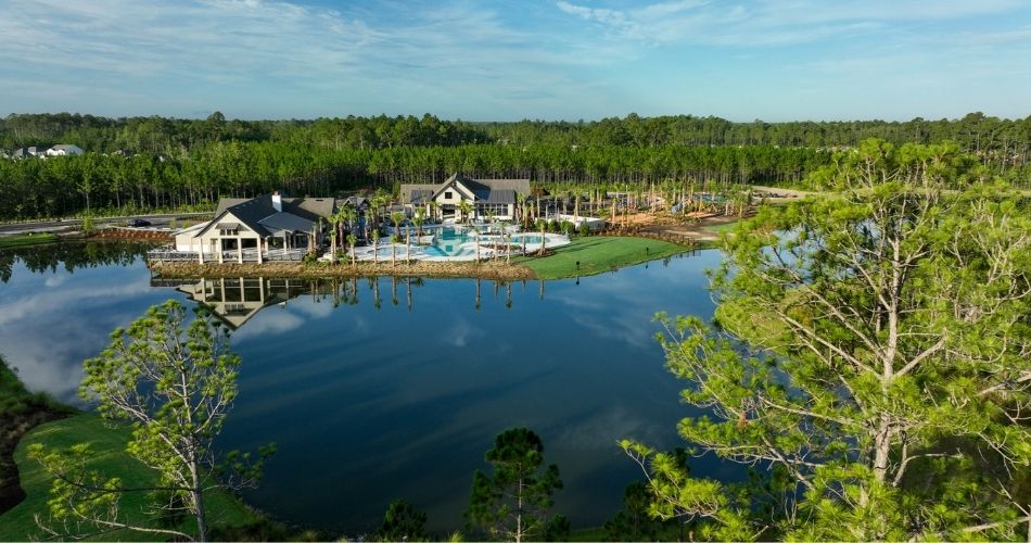 aerial picture of lookout center