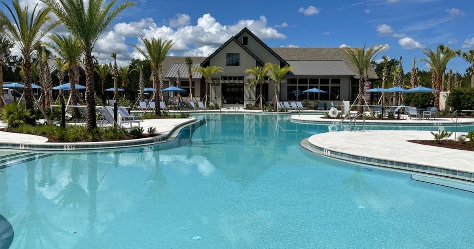 lookout center view from pool