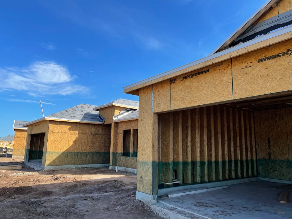 tributary home under construction