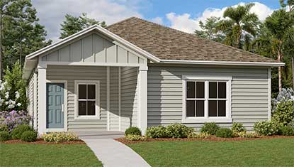 Tributary Multi Community Model Pinehurst Elevation D - Rendering