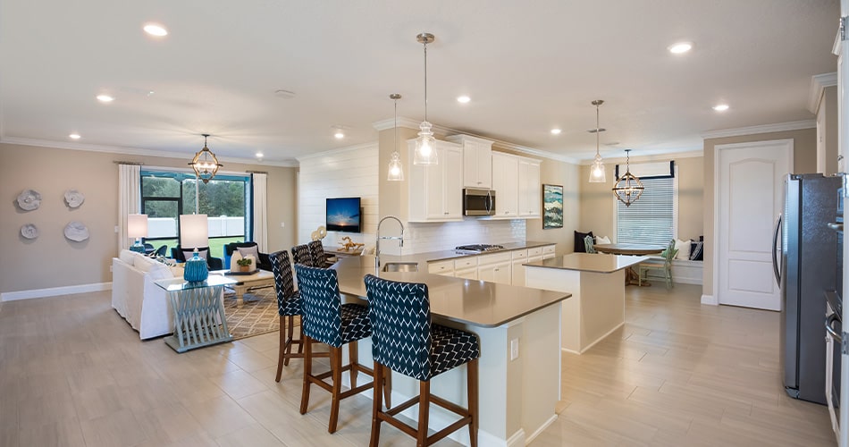 Inside of a Lennar Tributary Active-Adult Home