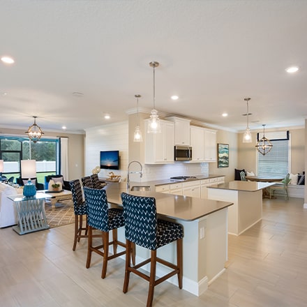 Inside of a Lennar Tributary active-adult communities