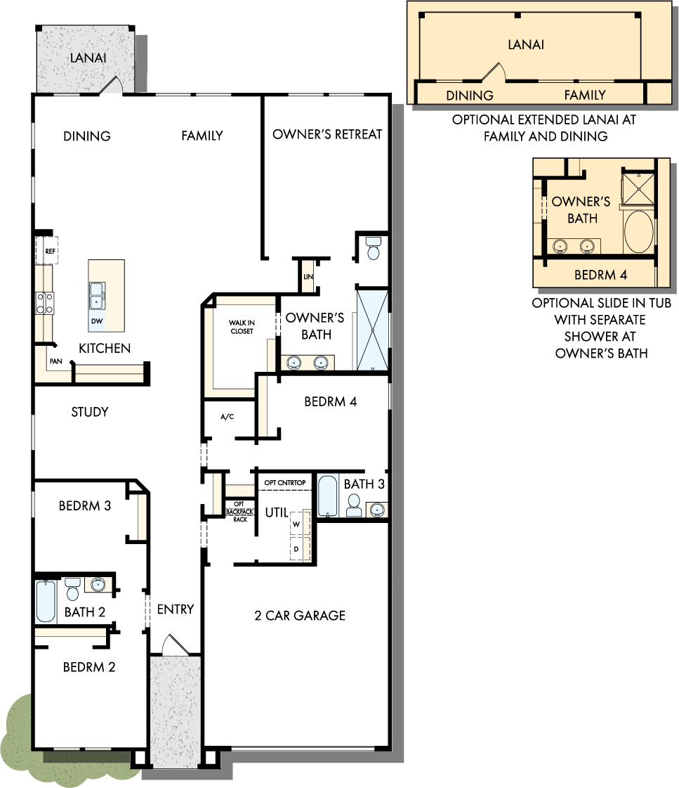 The Broswell floorplan by David Weekly Homes