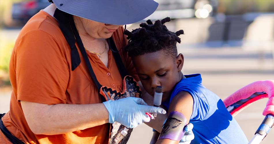 North Florida Fall events face painting