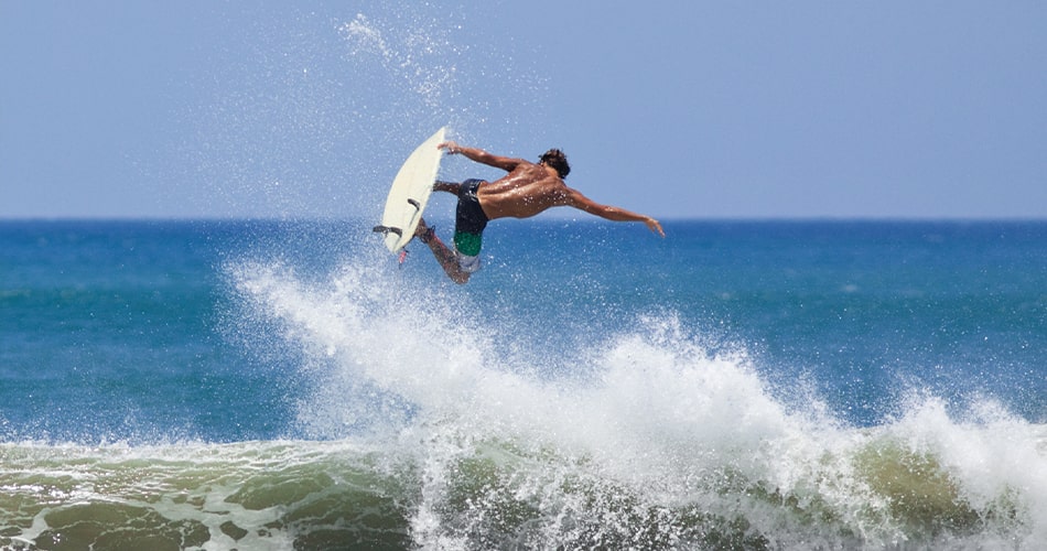 Man surfing at Jacksonville Beach