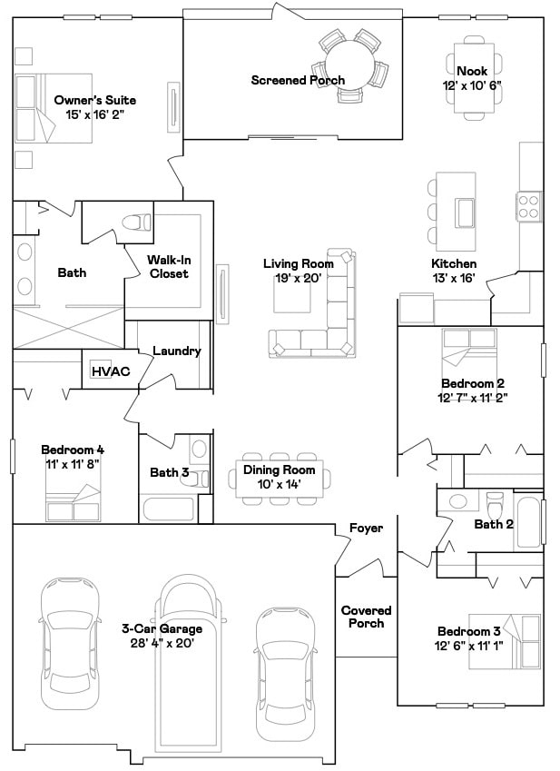floorplan Princeton II by Lennar