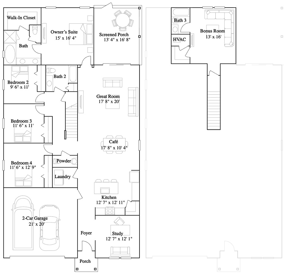 Floorplan image of Lennar - Sierra II Bonus