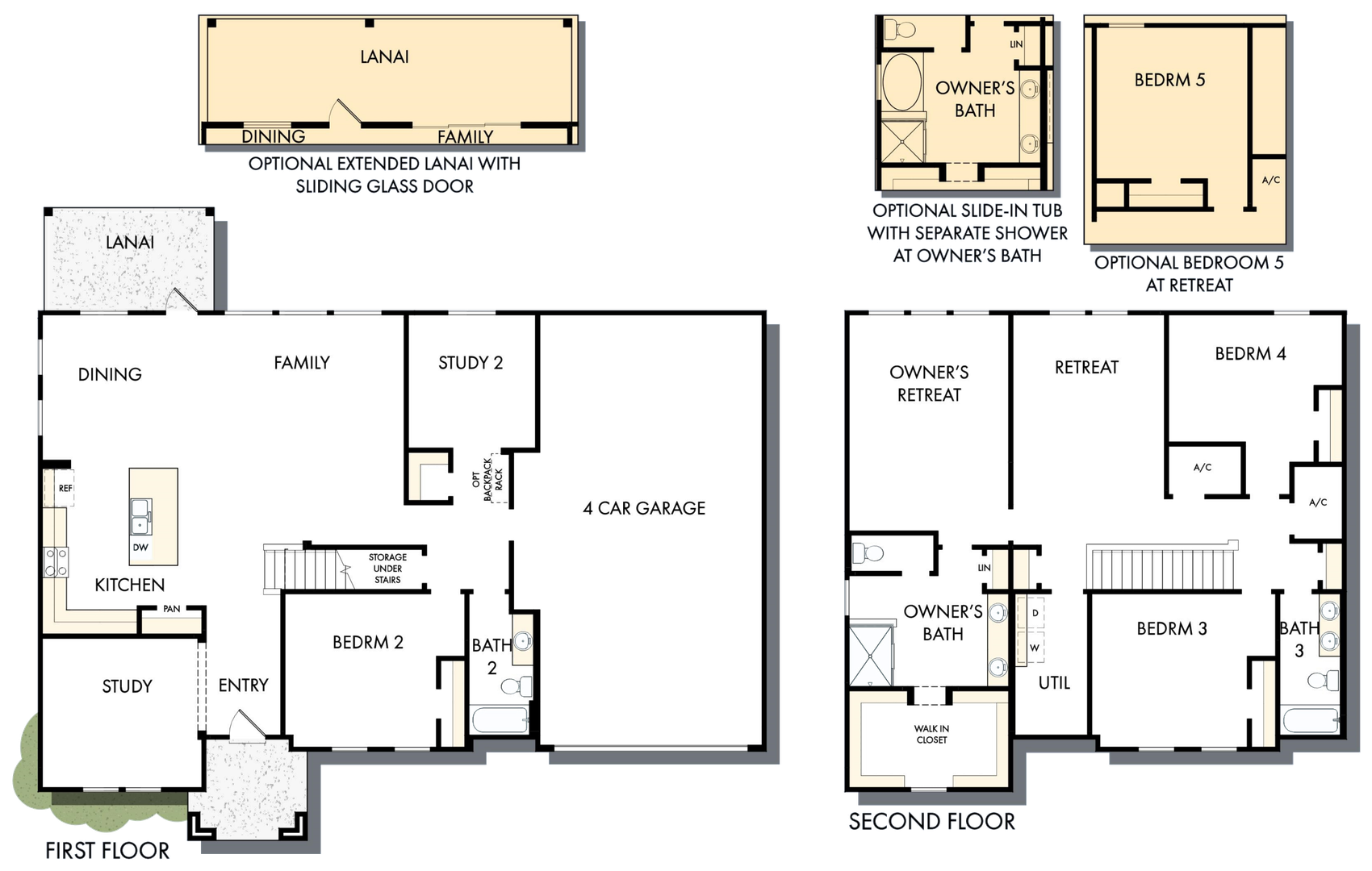 Floorplan image of David Weekley Homes - The Falcon