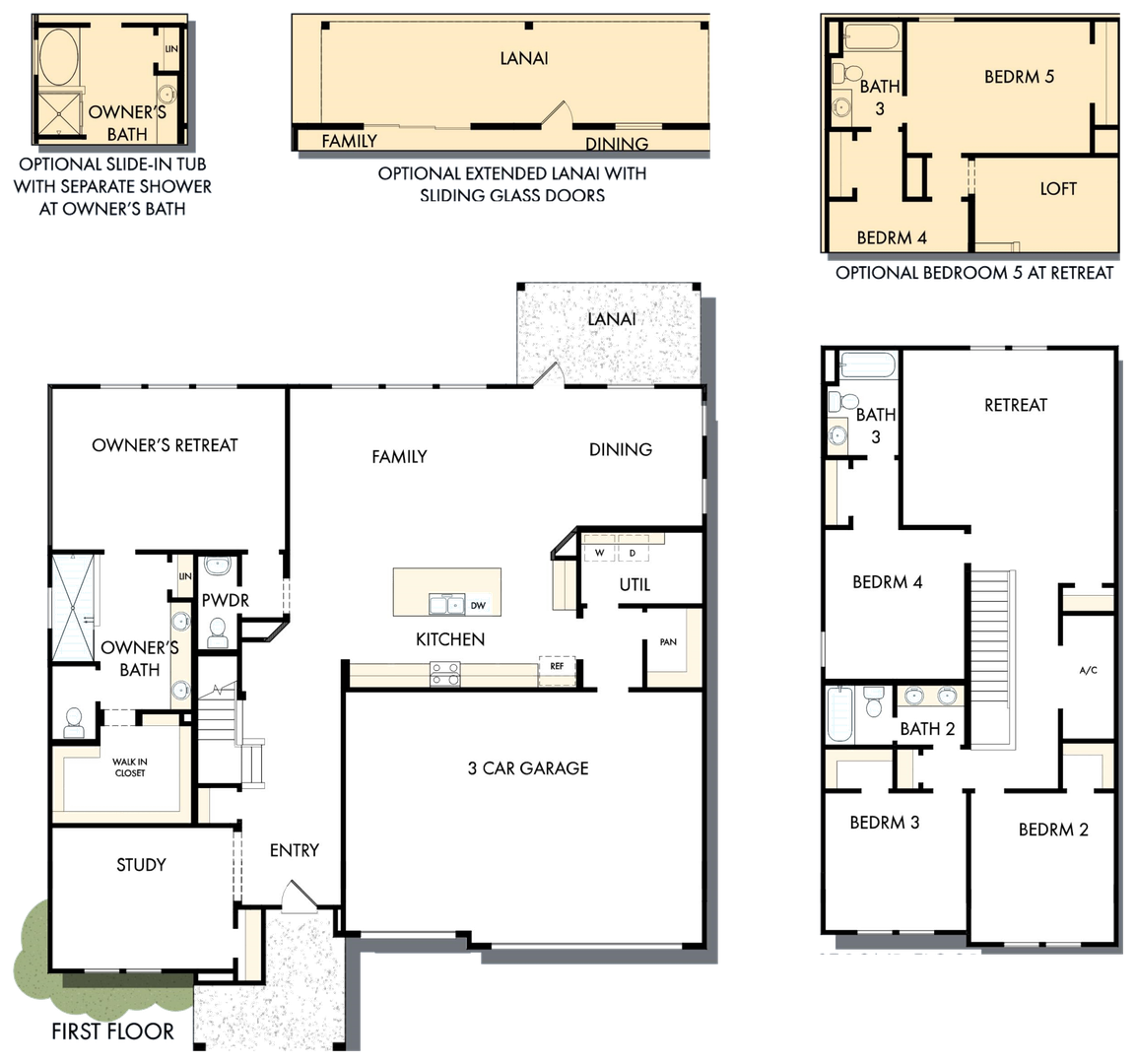 Floorplan image of David Weekley Homes - The Naomi