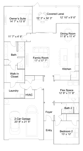 Floorplan image of Lennar - Nassau – 50’s