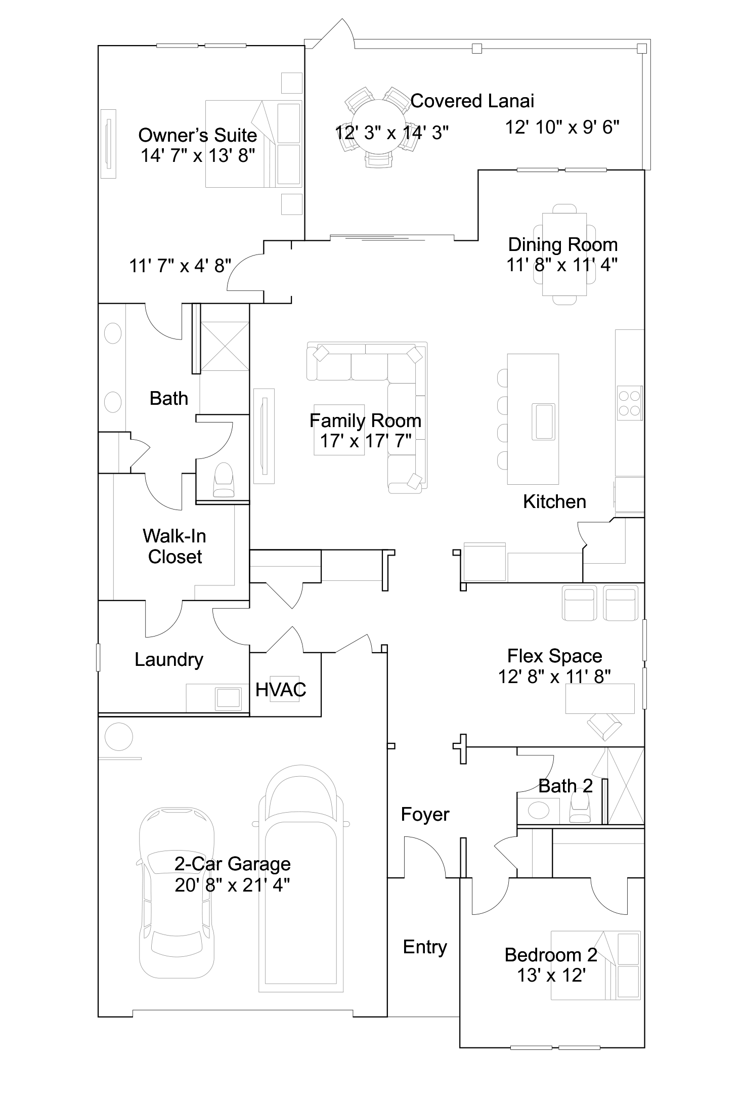 Floorplan image of Lennar - Nassau – 60’s