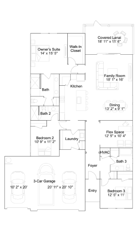 Floorplan image of Lennar - Antigua – 60’s
