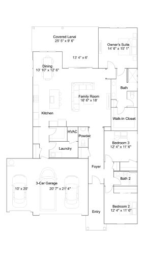 Floorplan image of Lennar - St Croix – 60’s