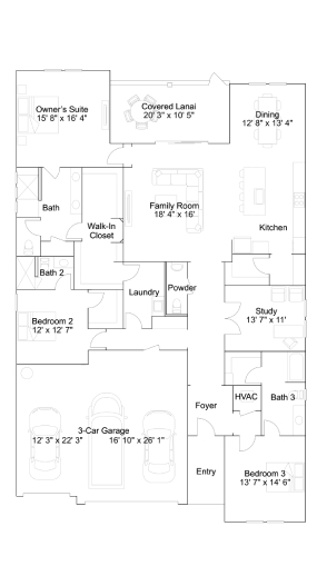 Floorplan image of Lennar - Maldives – 60’s