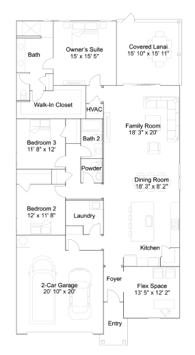 Floorplan image of Lennar - Montego – 50’s